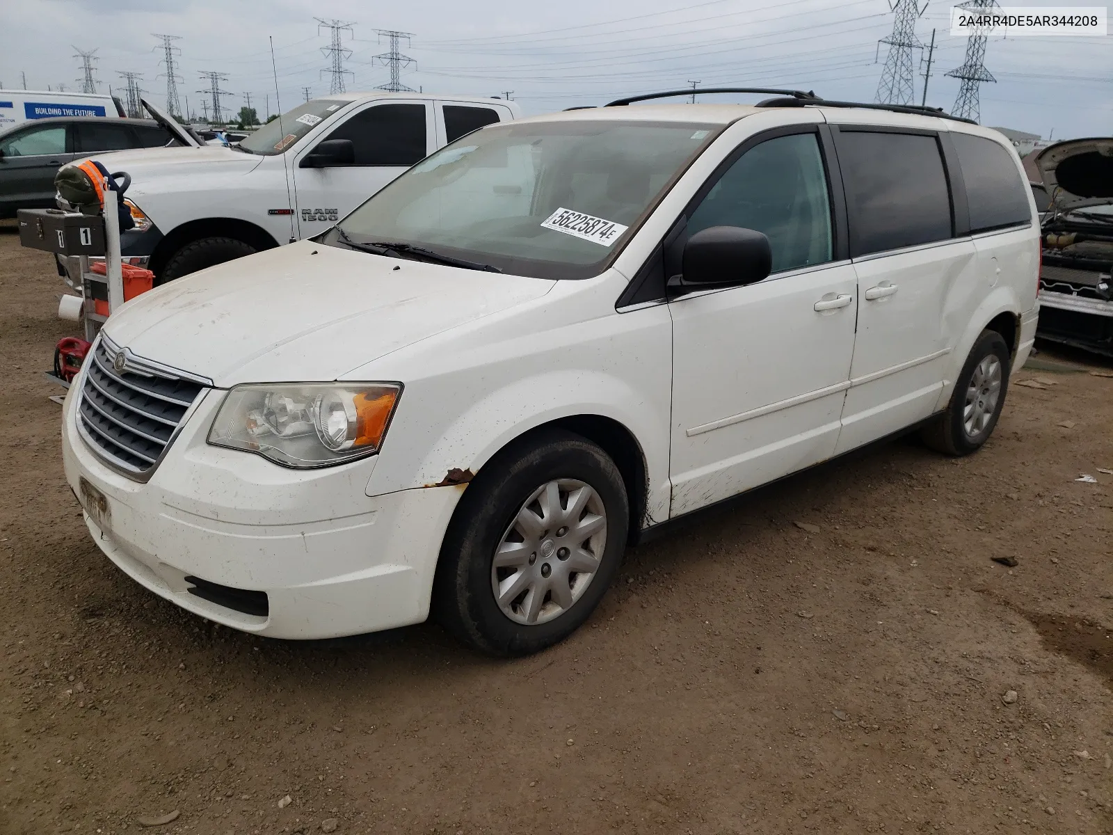 2010 Chrysler Town & Country Lx VIN: 2A4RR4DE5AR344208 Lot: 56225874