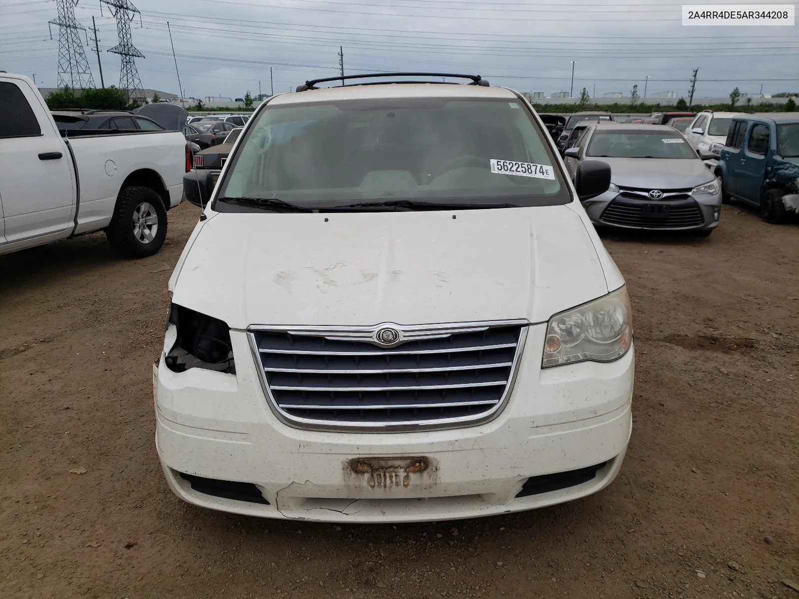 2010 Chrysler Town & Country Lx VIN: 2A4RR4DE5AR344208 Lot: 56225874