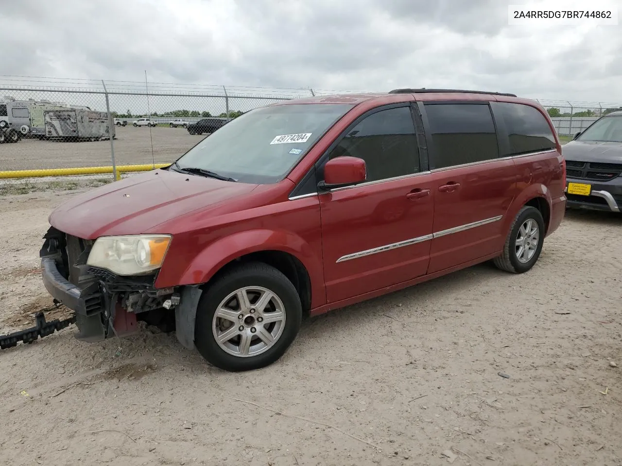 2011 Chrysler Town & Country Touring VIN: 2A4RR5DG7BR744862 Lot: 49774204