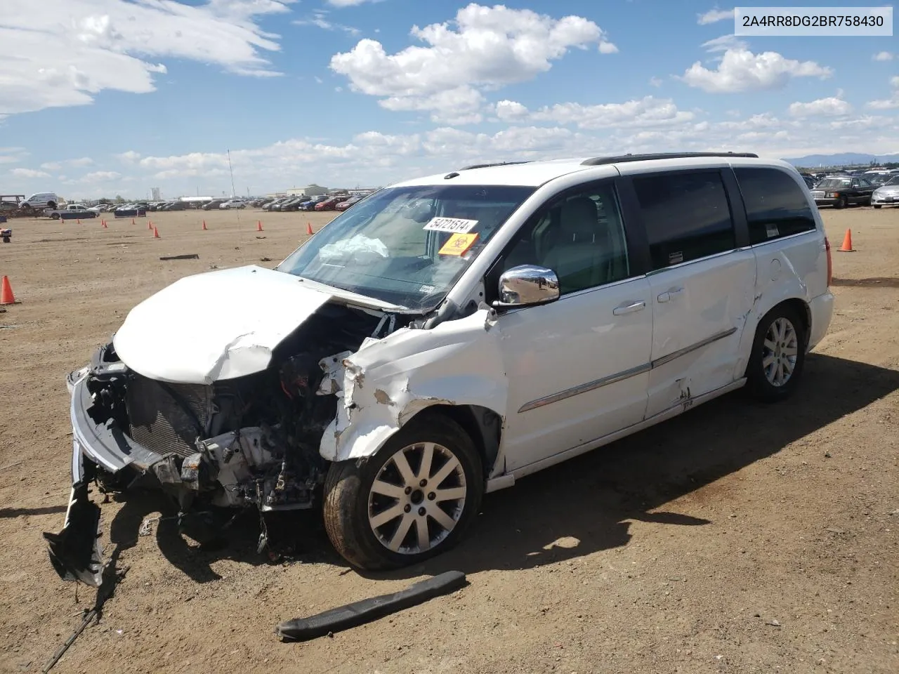 2011 Chrysler Town & Country Touring L VIN: 2A4RR8DG2BR758430 Lot: 54721514