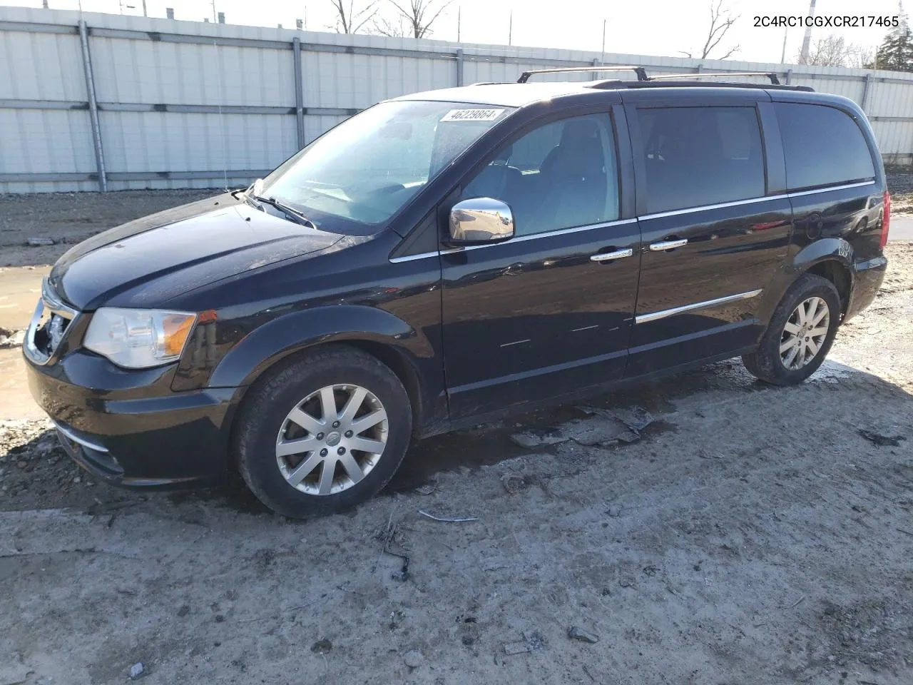 2012 Chrysler Town & Country Touring L VIN: 2C4RC1CGXCR217465 Lot: 46229864