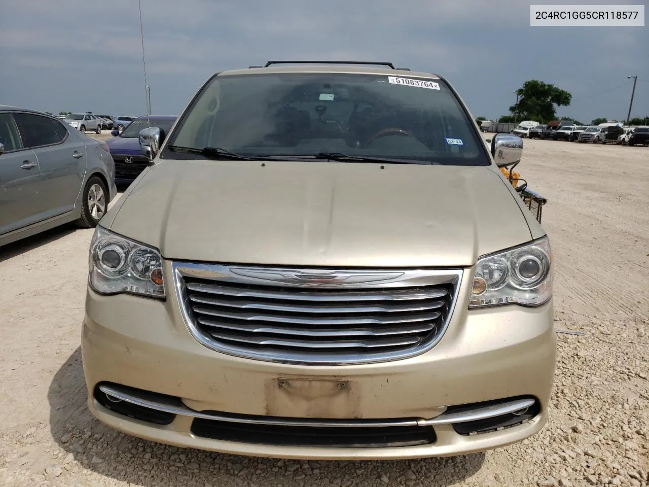 2012 Chrysler Town & Country Limited VIN: 2C4RC1GG5CR118577 Lot: 51083764