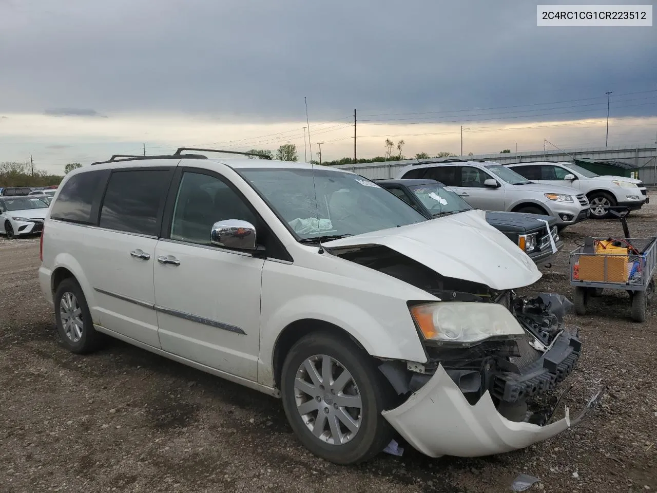 2C4RC1CG1CR223512 2012 Chrysler Town & Country Touring L