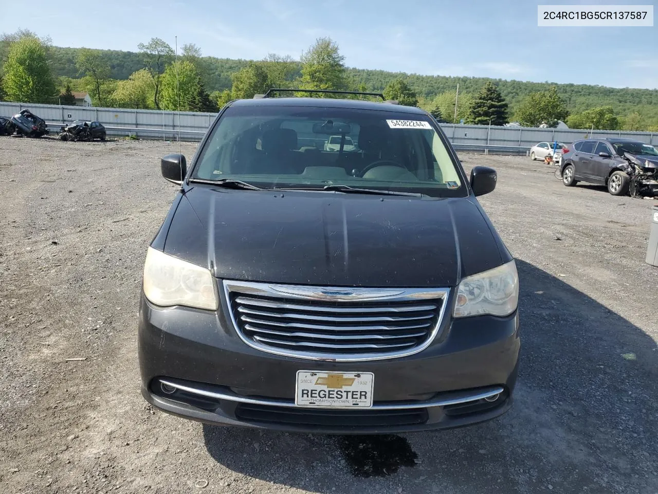 2012 Chrysler Town & Country Touring VIN: 2C4RC1BG5CR137587 Lot: 54382244