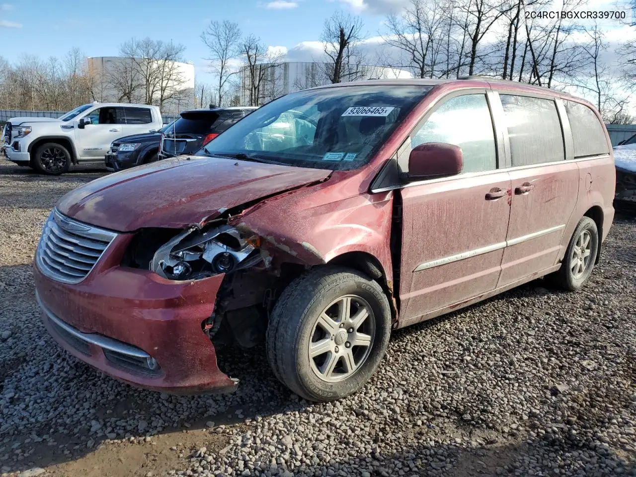 2C4RC1BGXCR339700 2012 Chrysler Town & Country Touring