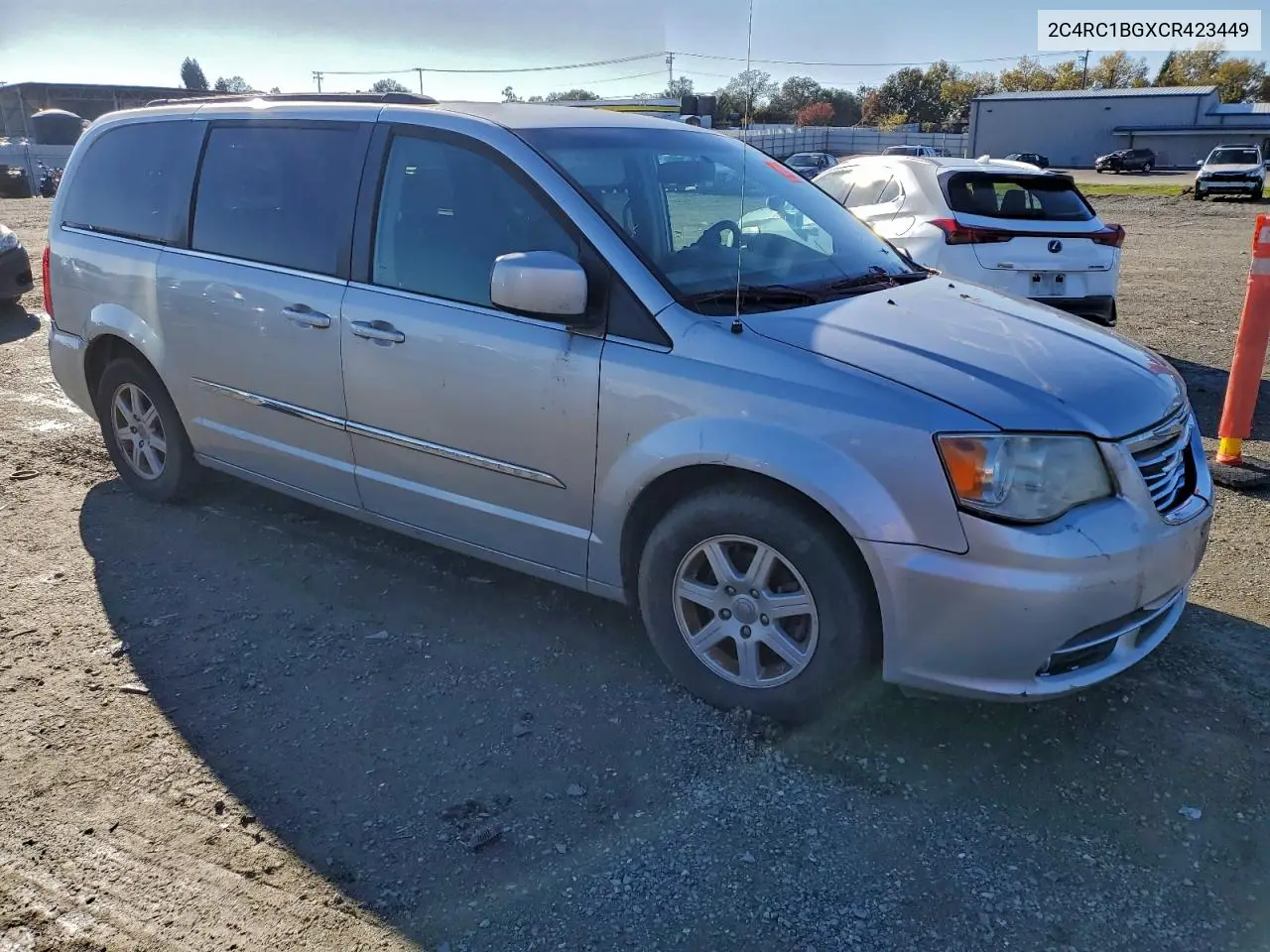 2C4RC1BGXCR423449 2012 Chrysler Town & Country Touring