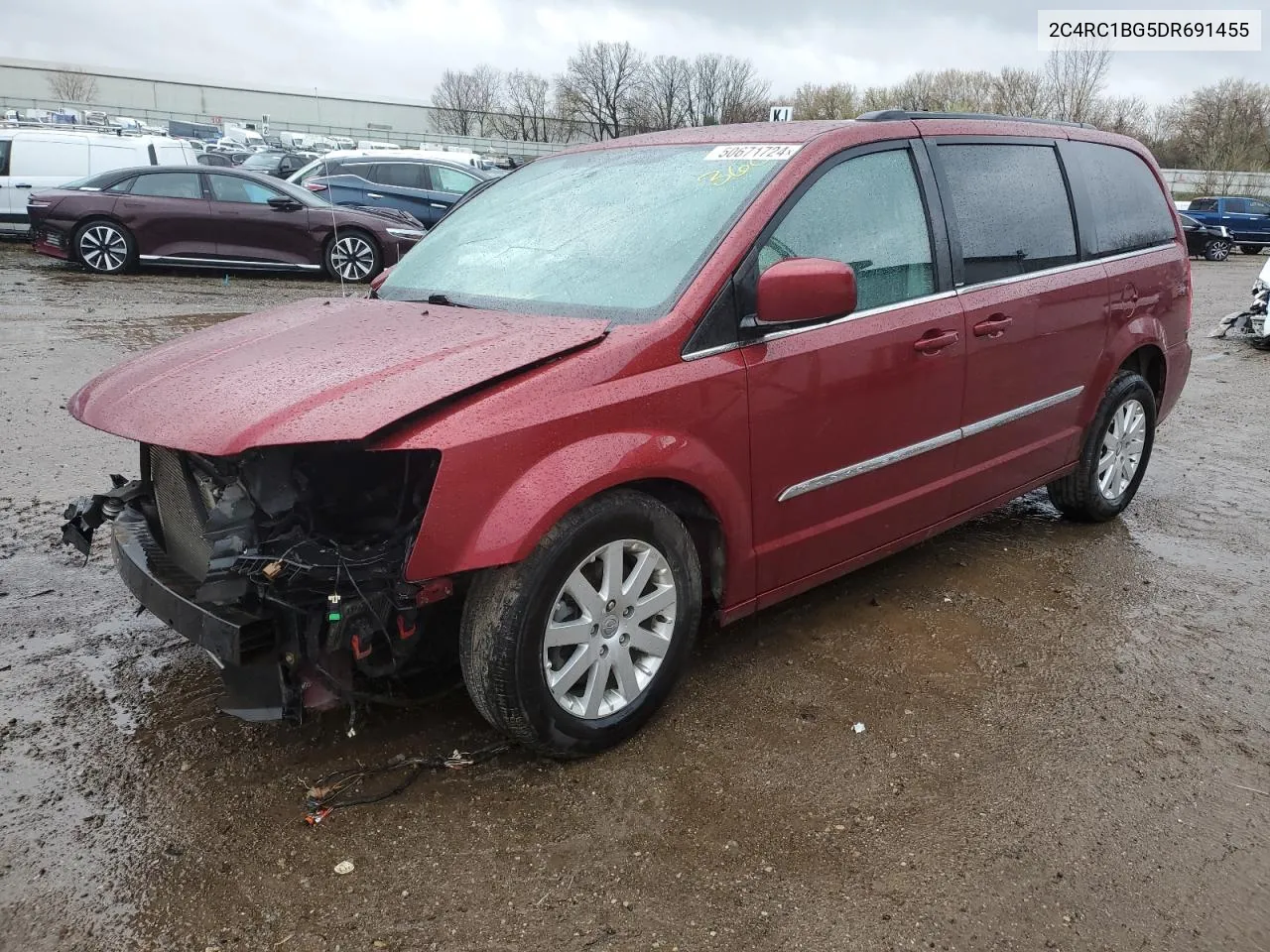 2013 Chrysler Town & Country Touring VIN: 2C4RC1BG5DR691455 Lot: 50671724