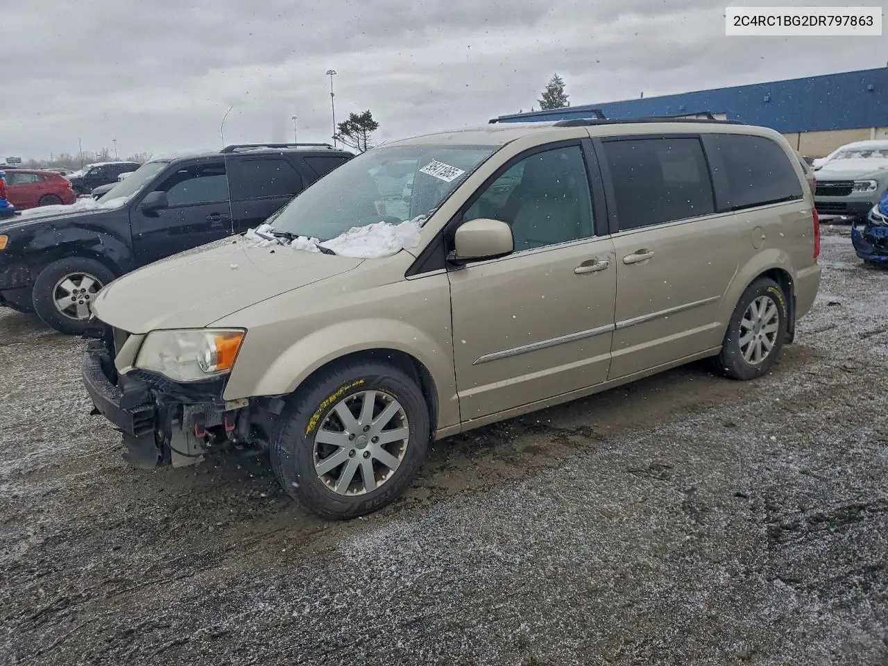 2C4RC1BG2DR797863 2013 Chrysler Town & Country Touring
