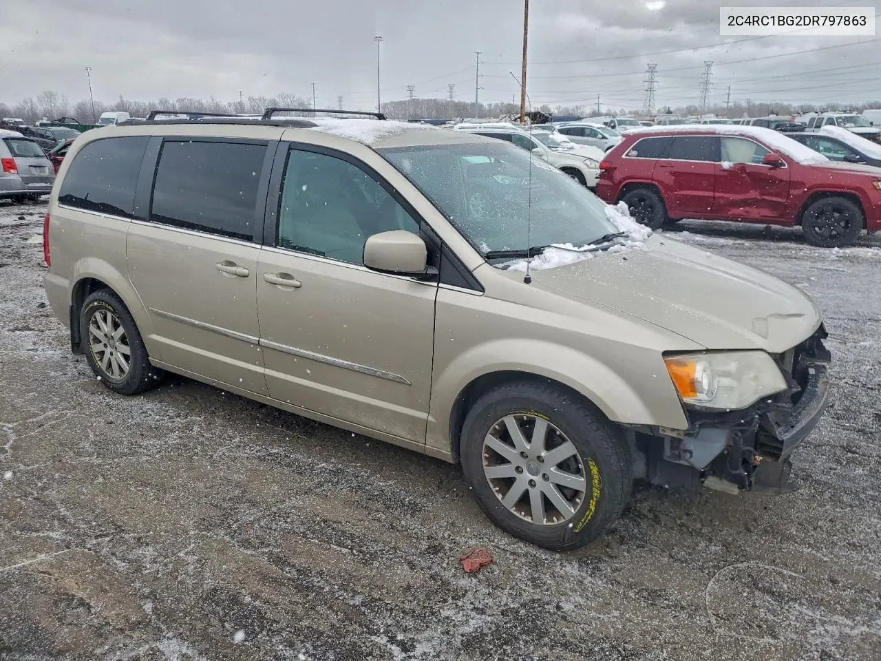 2C4RC1BG2DR797863 2013 Chrysler Town & Country Touring