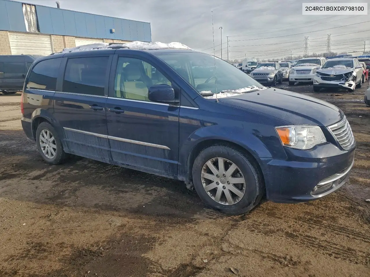 2C4RC1BGXDR798100 2013 Chrysler Town & Country Touring