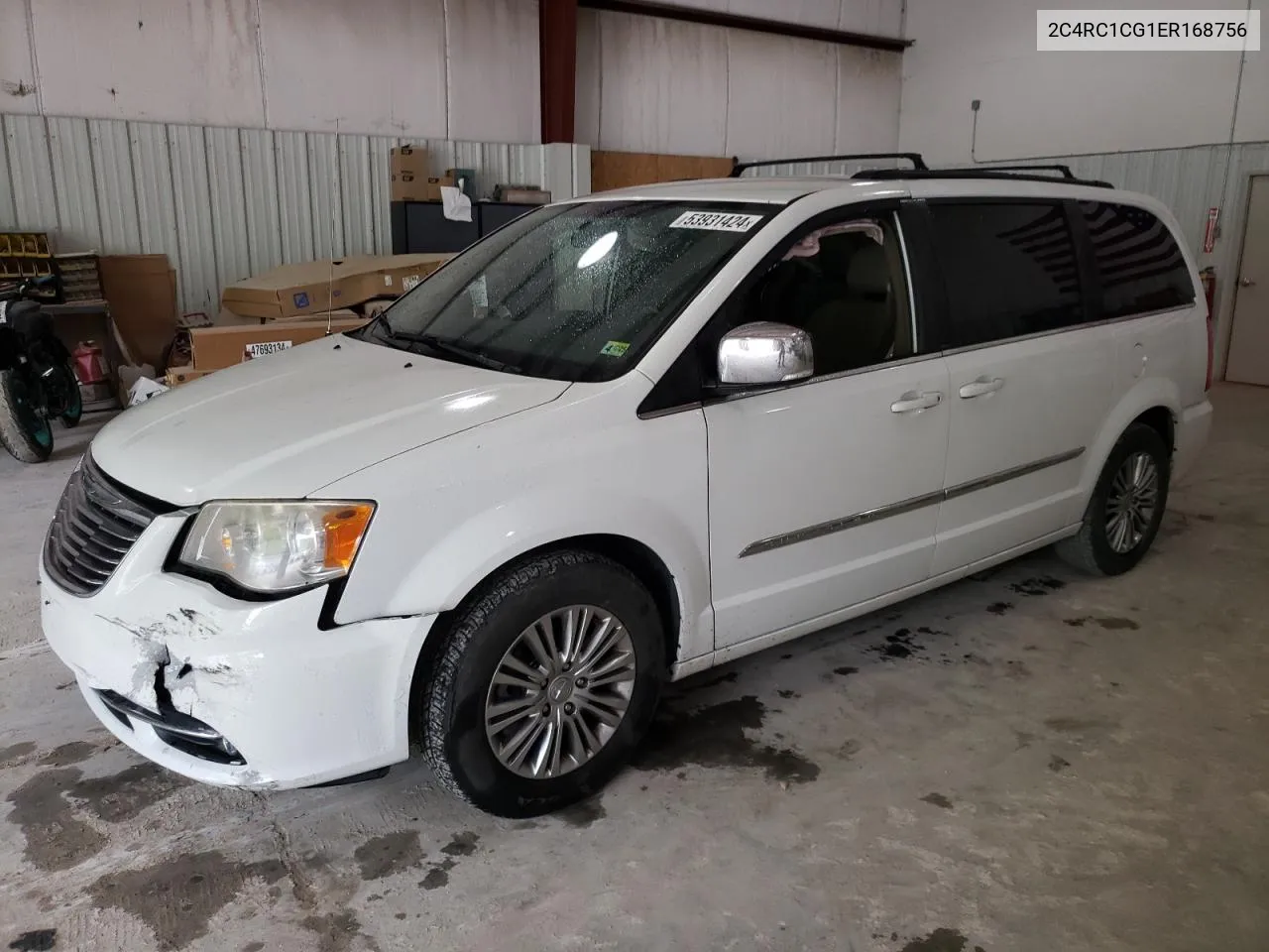 2014 Chrysler Town & Country Touring L VIN: 2C4RC1CG1ER168756 Lot: 53931424