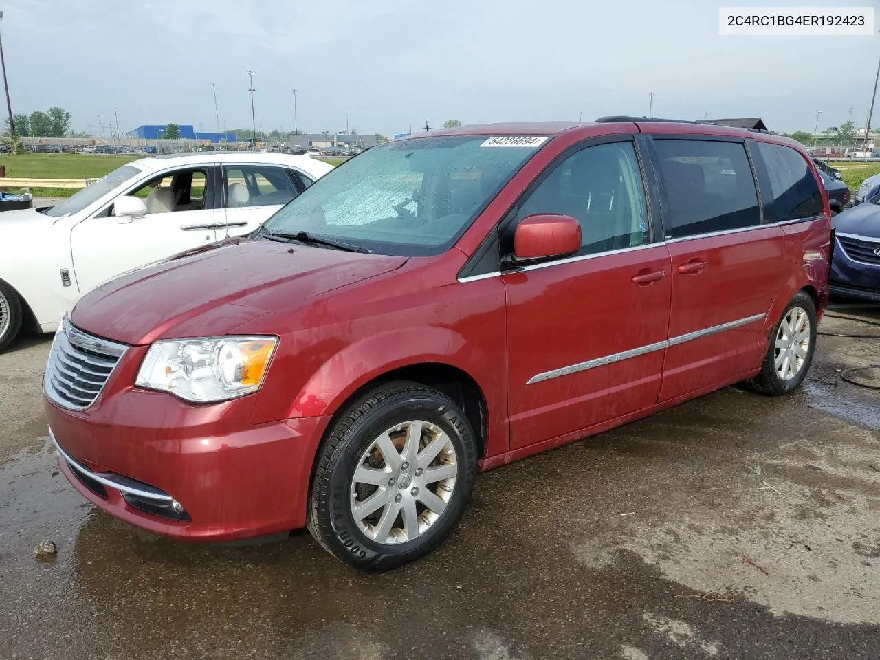 2014 Chrysler Town & Country Touring VIN: 2C4RC1BG4ER192423 Lot: 54226694