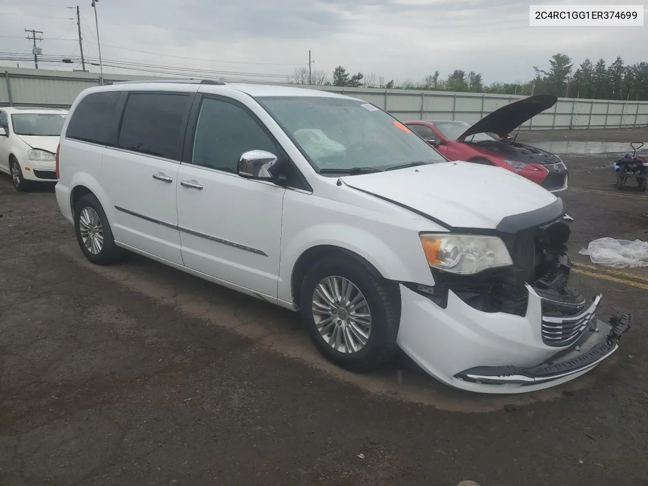 2014 Chrysler Town & Country Limited VIN: 2C4RC1GG1ER374699 Lot: 54526774