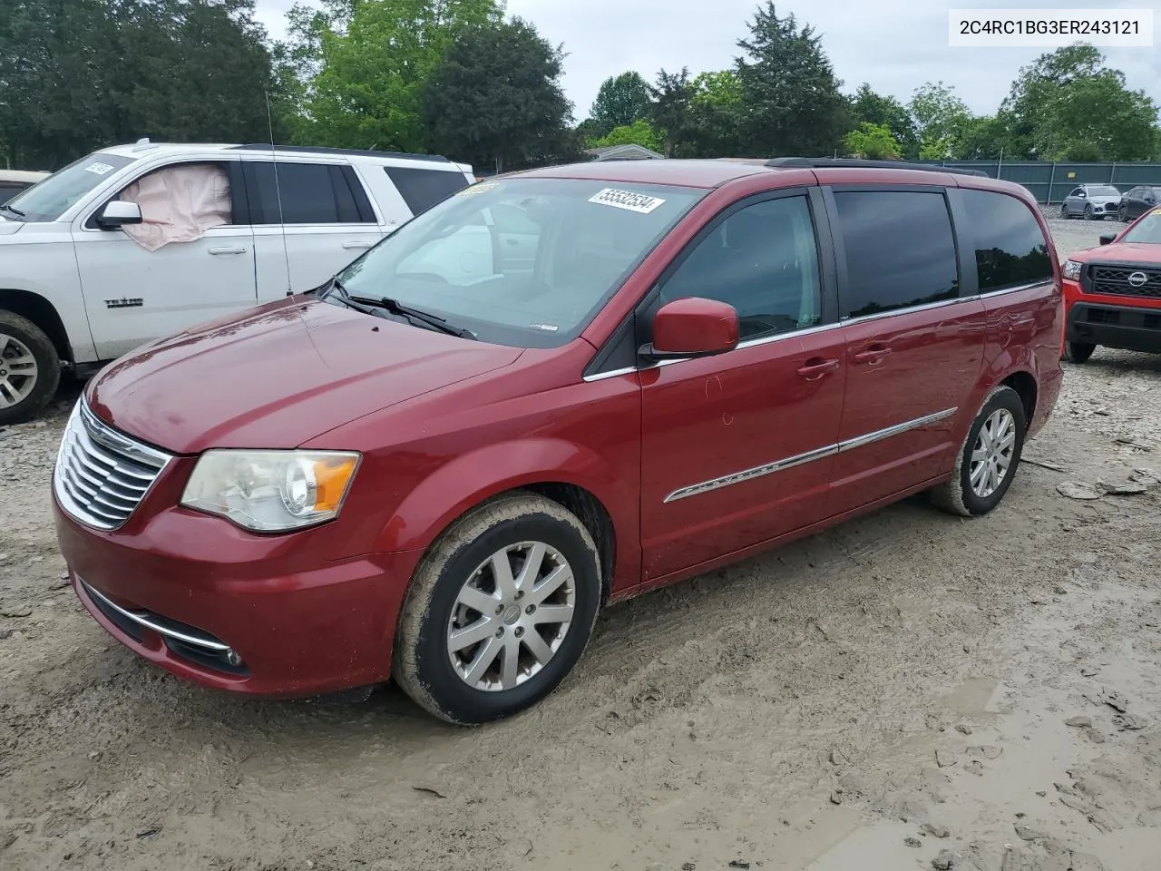 2014 Chrysler Town & Country Touring VIN: 2C4RC1BG3ER243121 Lot: 55532534