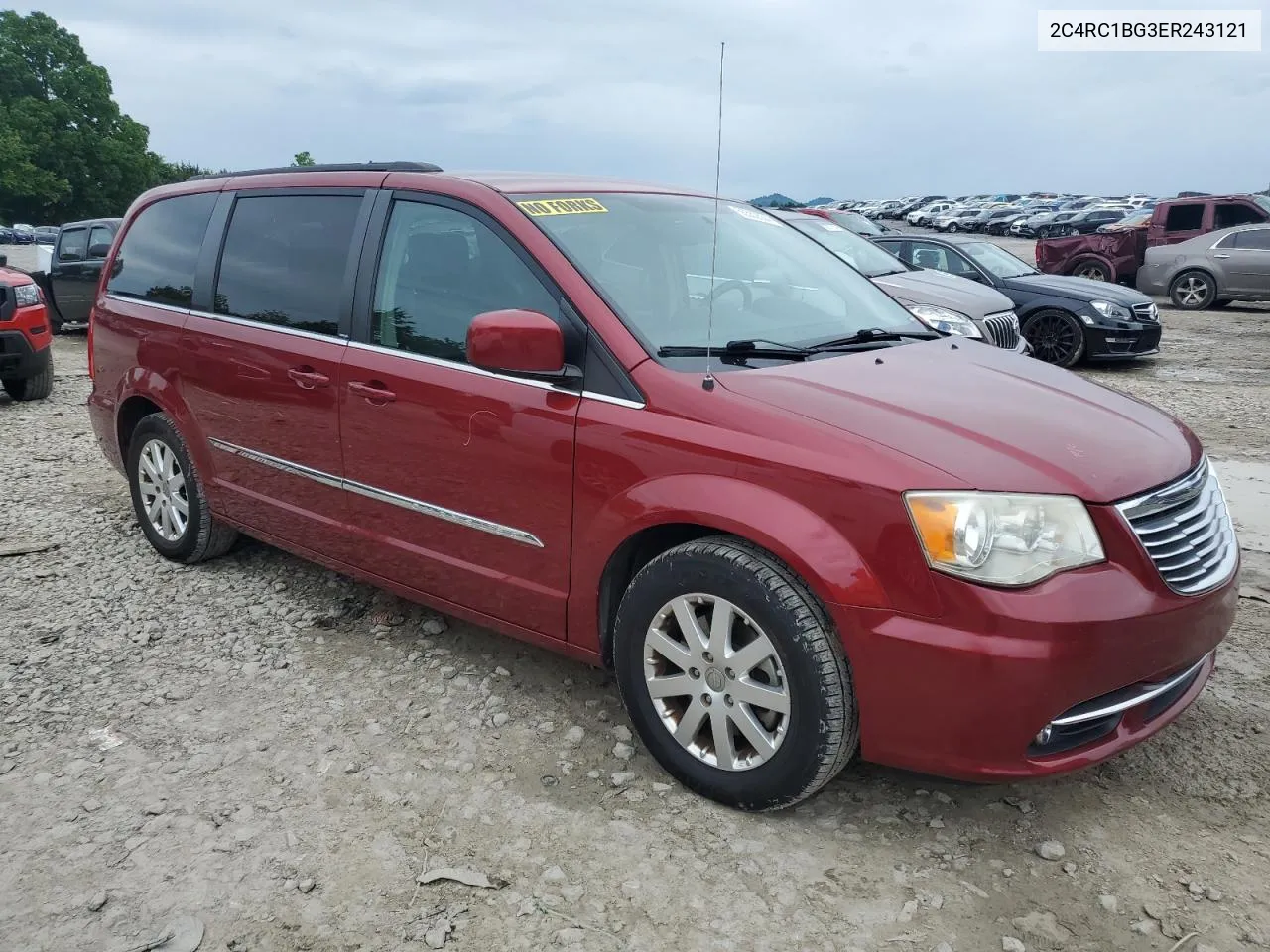 2C4RC1BG3ER243121 2014 Chrysler Town & Country Touring