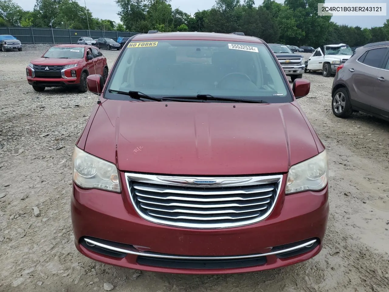 2014 Chrysler Town & Country Touring VIN: 2C4RC1BG3ER243121 Lot: 55532534