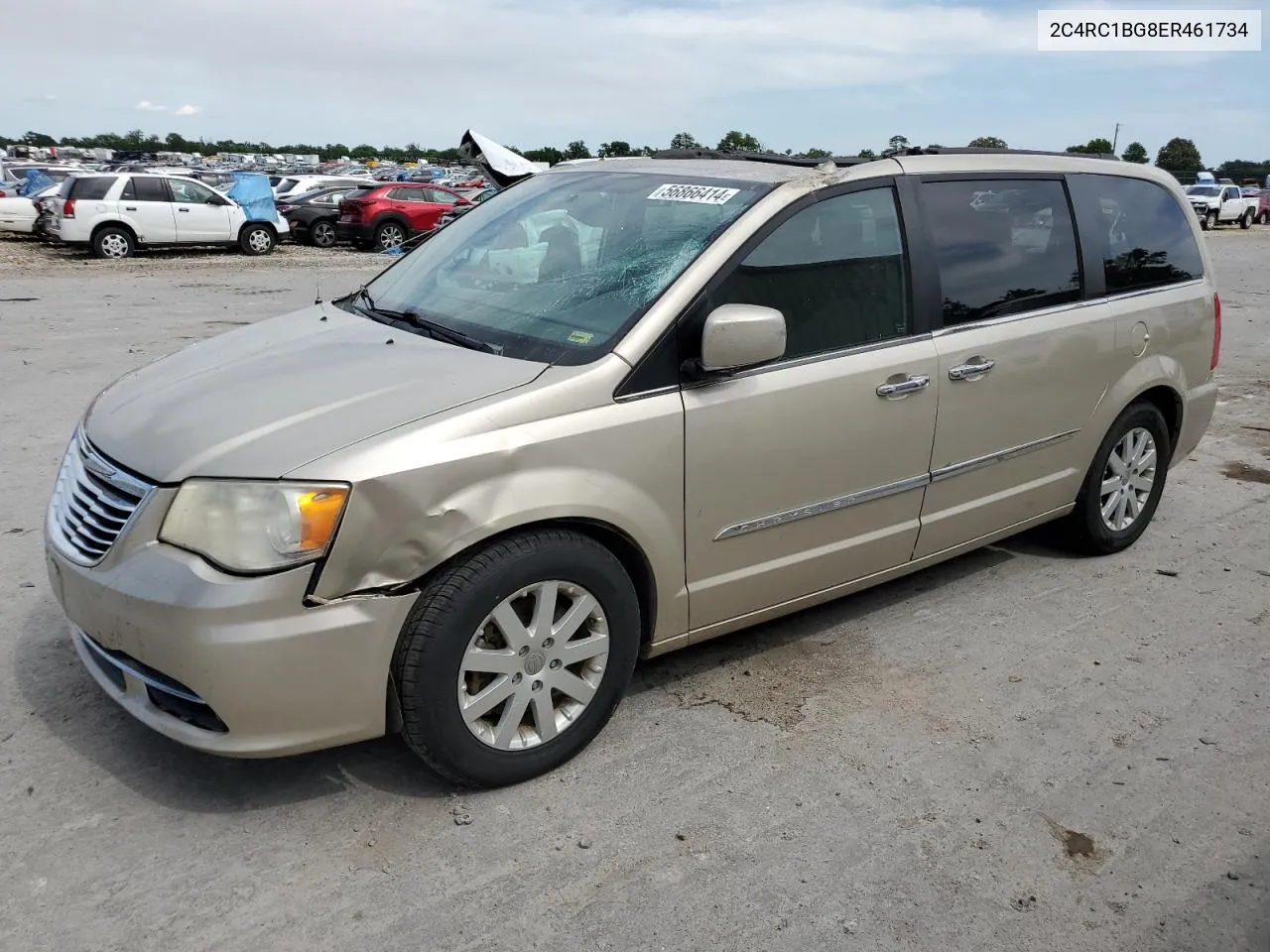 2014 Chrysler Town & Country Touring VIN: 2C4RC1BG8ER461734 Lot: 56866414