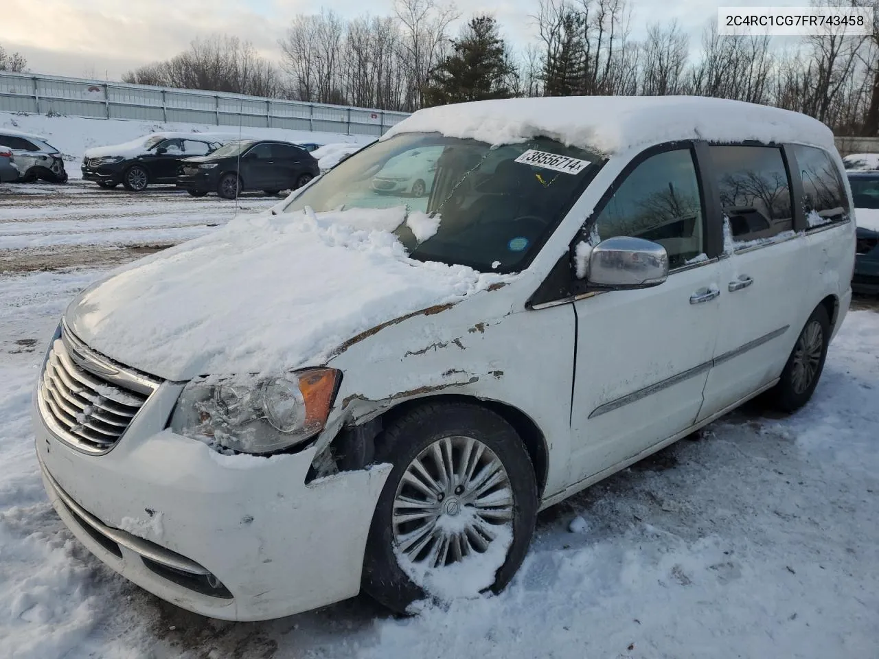 2015 Chrysler Town & Country Touring L VIN: 2C4RC1CG7FR743458 Lot: 38556714