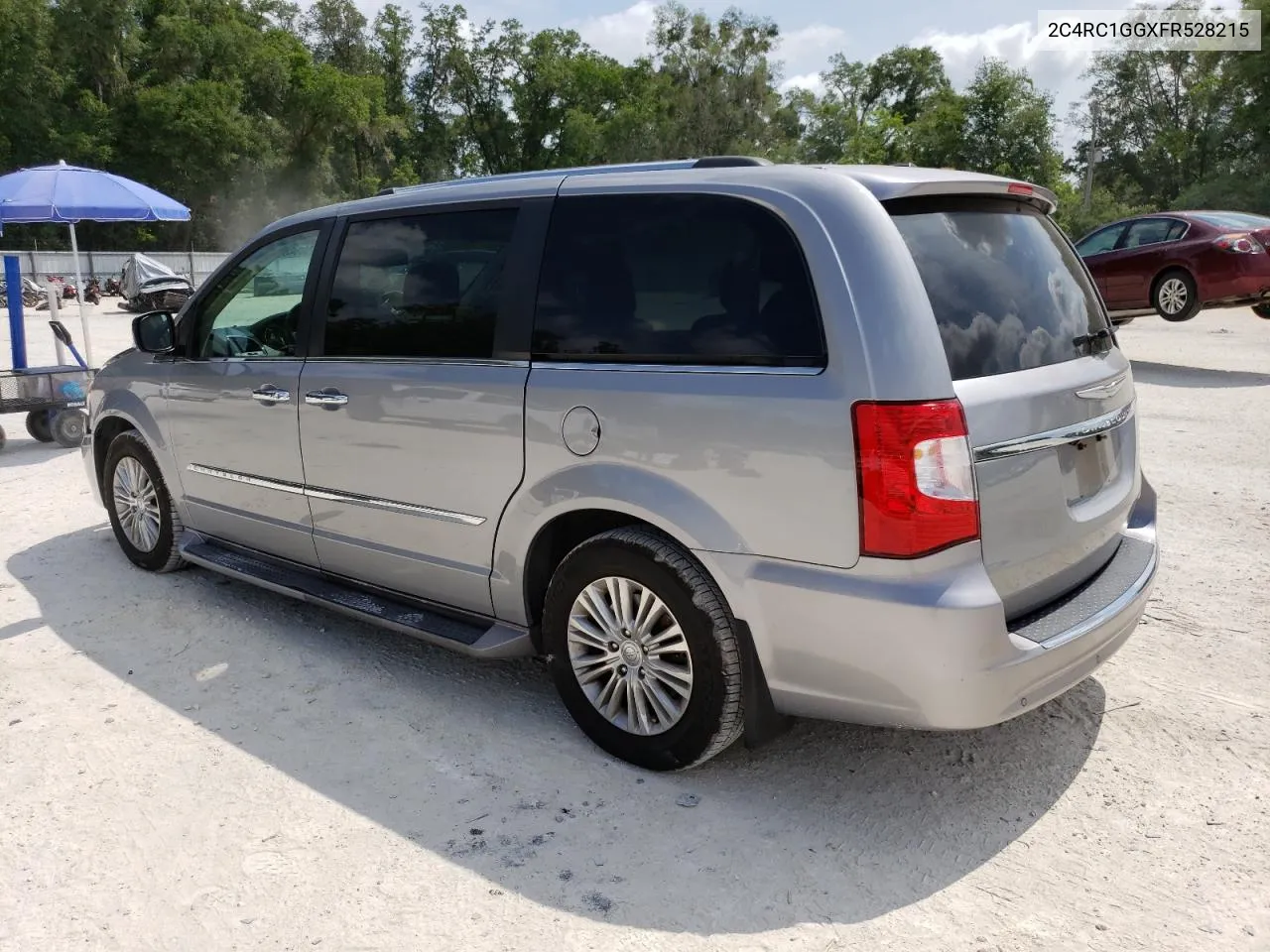 2015 Chrysler Town & Country Limited Platinum VIN: 2C4RC1GGXFR528215 Lot: 50943873