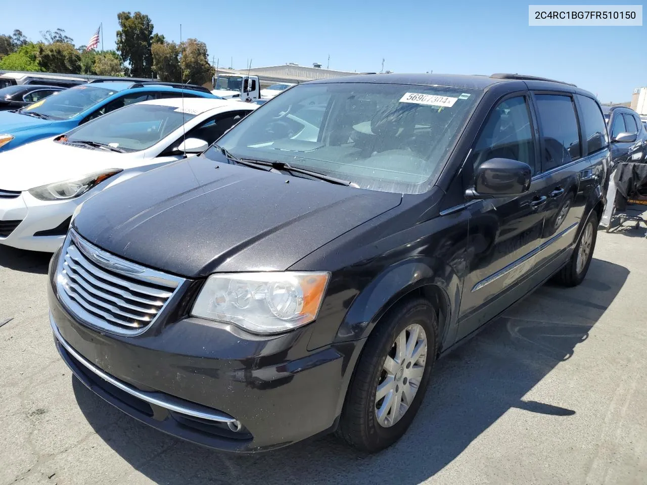 2015 Chrysler Town & Country Touring VIN: 2C4RC1BG7FR510150 Lot: 56967304