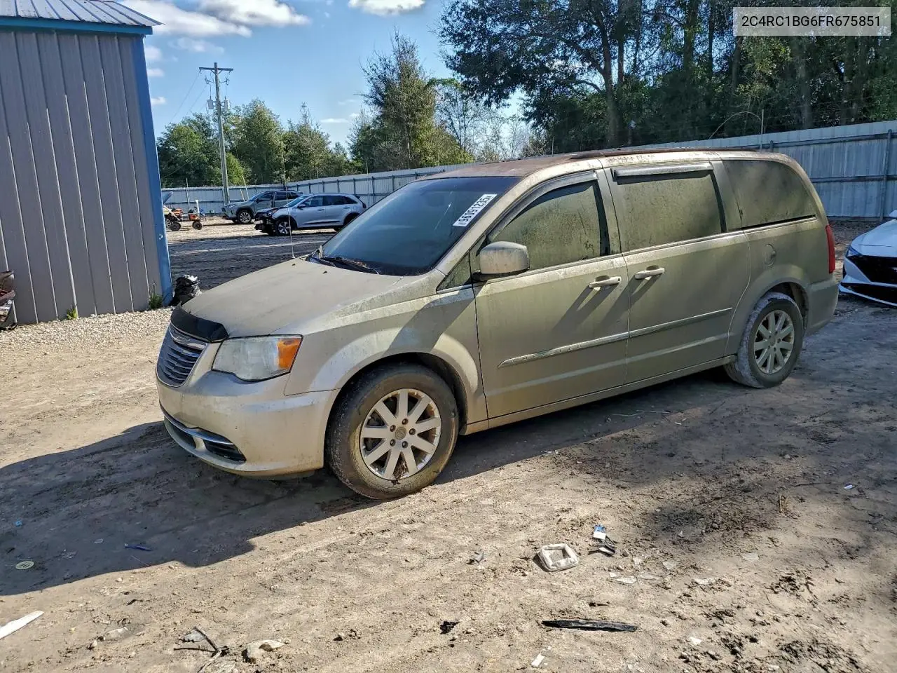 2C4RC1BG6FR675851 2015 Chrysler Town & Country Touring