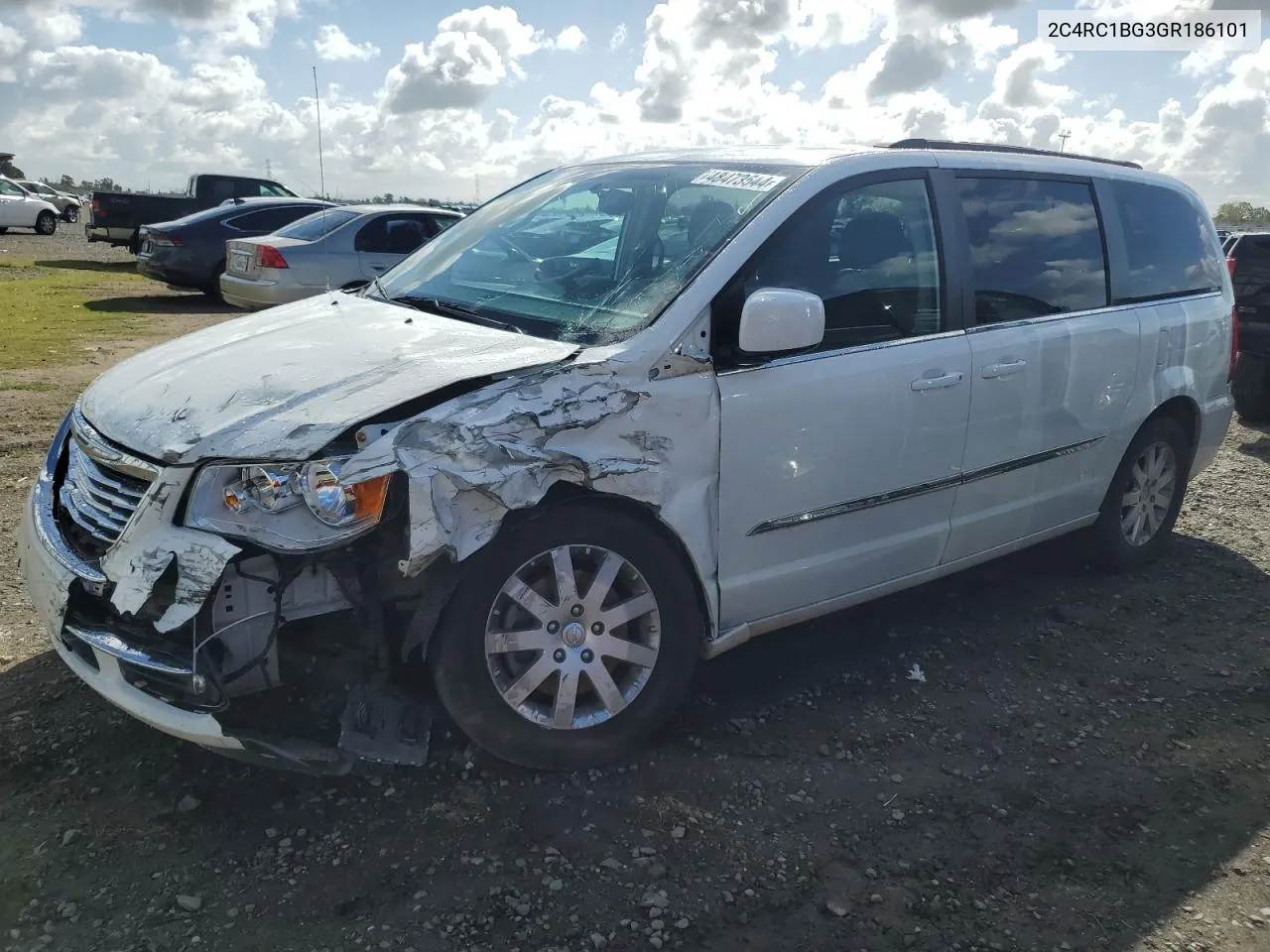 2C4RC1BG3GR186101 2016 Chrysler Town & Country Touring