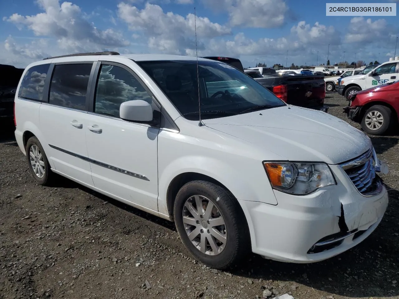 2016 Chrysler Town & Country Touring VIN: 2C4RC1BG3GR186101 Lot: 48473544