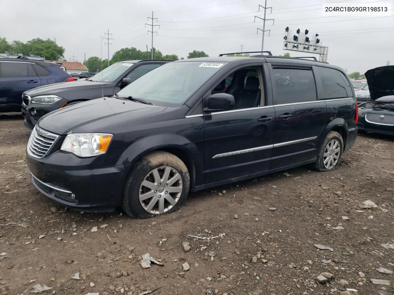 2016 Chrysler Town & Country Touring VIN: 2C4RC1BG9GR198513 Lot: 53562494