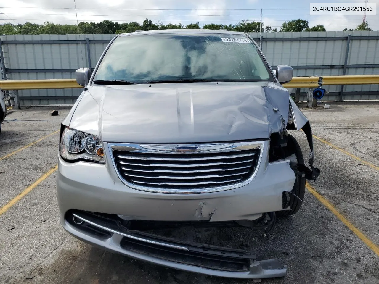 2C4RC1BG4GR291553 2016 Chrysler Town & Country Touring