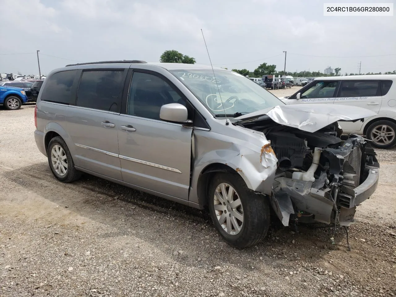 2016 Chrysler Town & Country Touring VIN: 2C4RC1BG6GR280800 Lot: 54114354