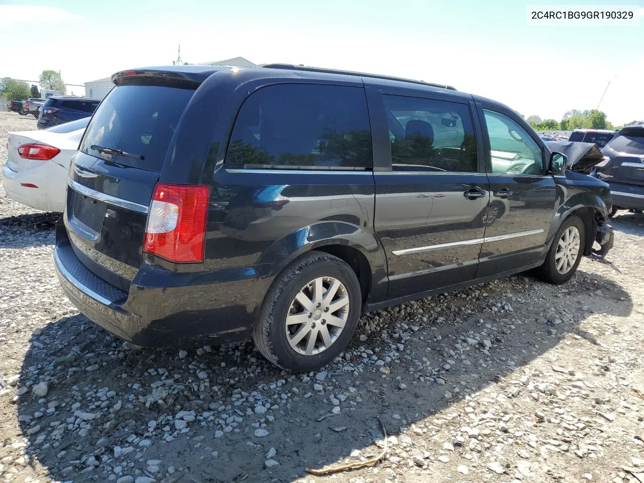 2016 Chrysler Town & Country Touring VIN: 2C4RC1BG9GR190329 Lot: 54431424