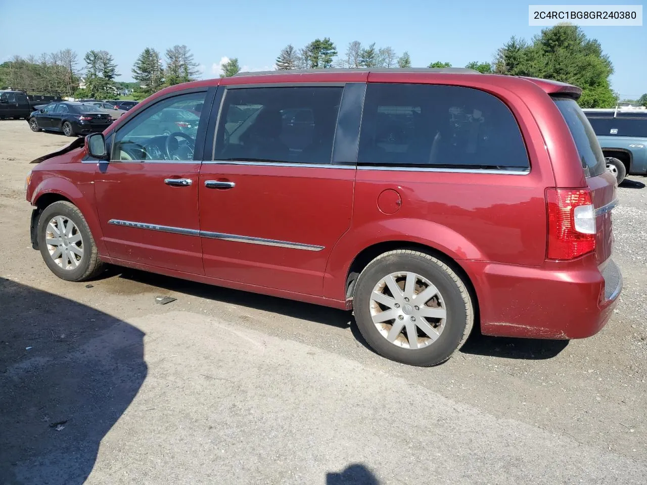 2C4RC1BG8GR240380 2016 Chrysler Town & Country Touring