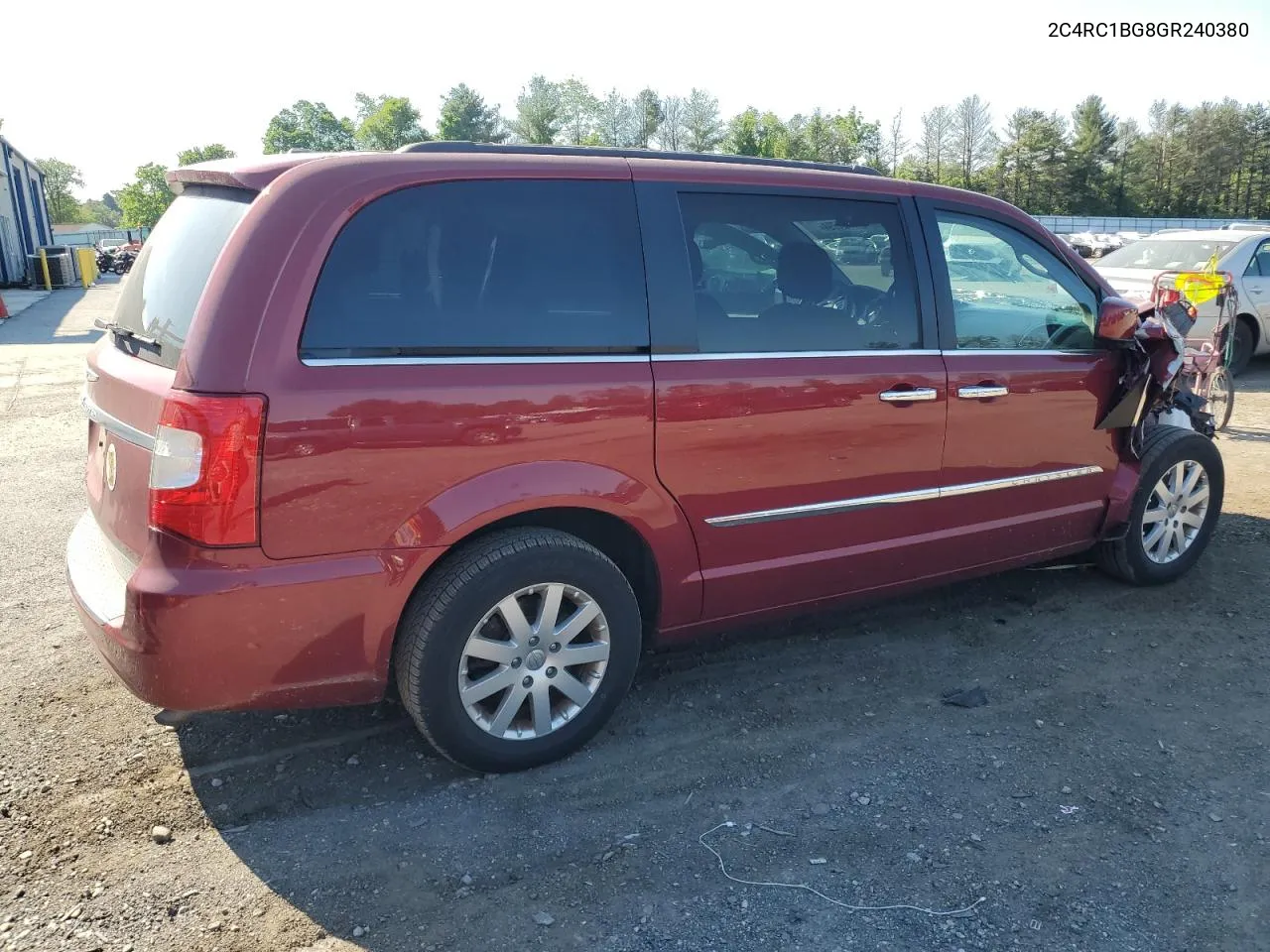 2016 Chrysler Town & Country Touring VIN: 2C4RC1BG8GR240380 Lot: 55621794