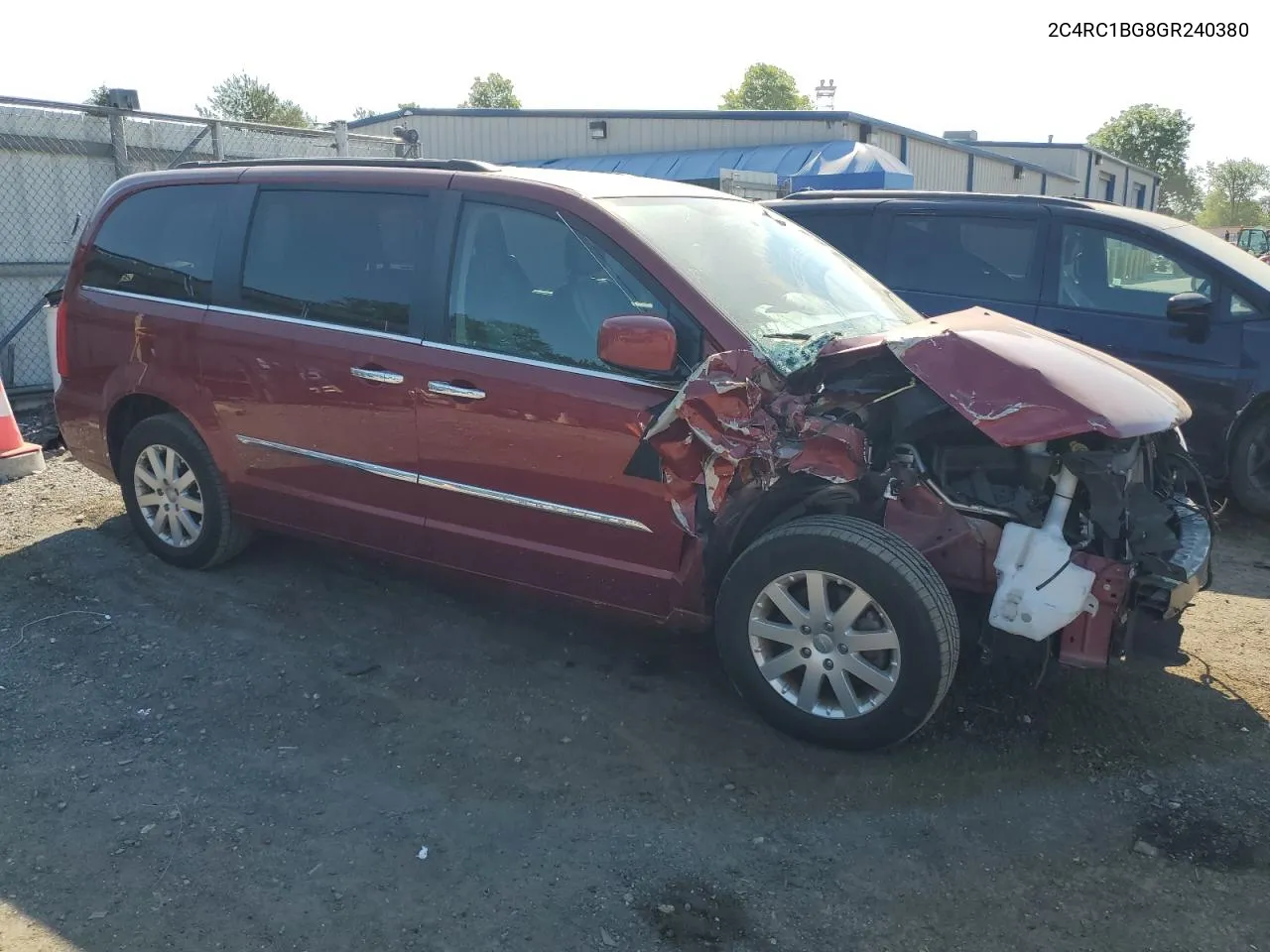 2016 Chrysler Town & Country Touring VIN: 2C4RC1BG8GR240380 Lot: 55621794