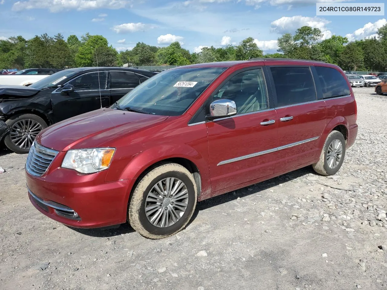 2C4RC1CG8GR149723 2016 Chrysler Town & Country Touring L