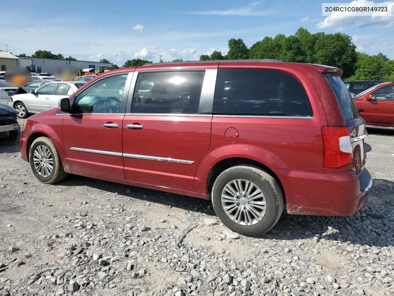 2016 Chrysler Town & Country Touring L VIN: 2C4RC1CG8GR149723 Lot: 56261094