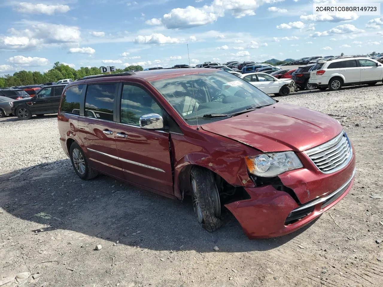 2C4RC1CG8GR149723 2016 Chrysler Town & Country Touring L