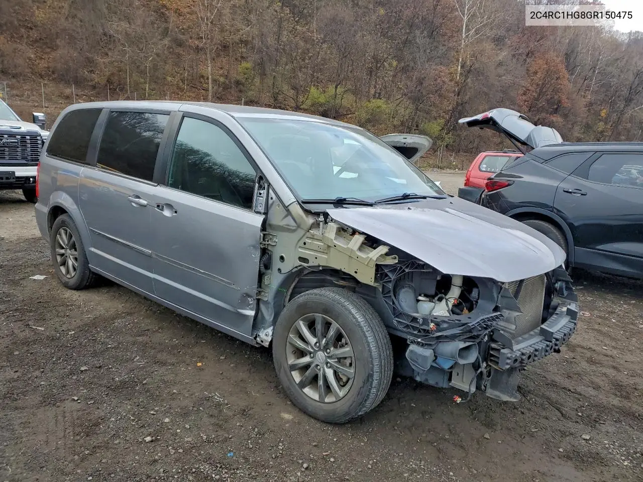 2C4RC1HG8GR150475 2016 Chrysler Town & Country S