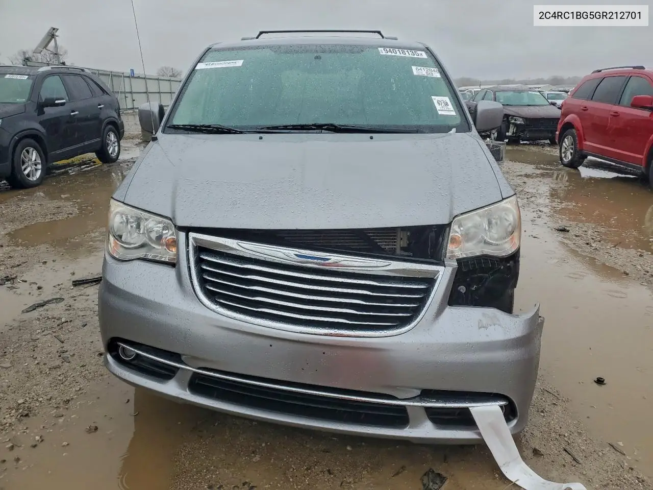 2C4RC1BG5GR212701 2016 Chrysler Town & Country Touring