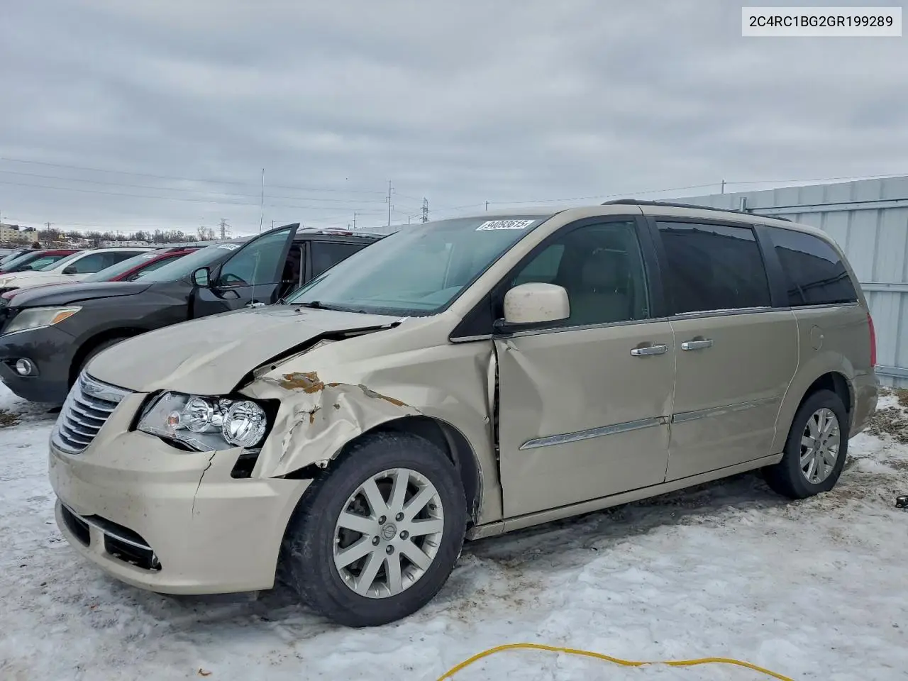 2C4RC1BG2GR199289 2016 Chrysler Town & Country Touring