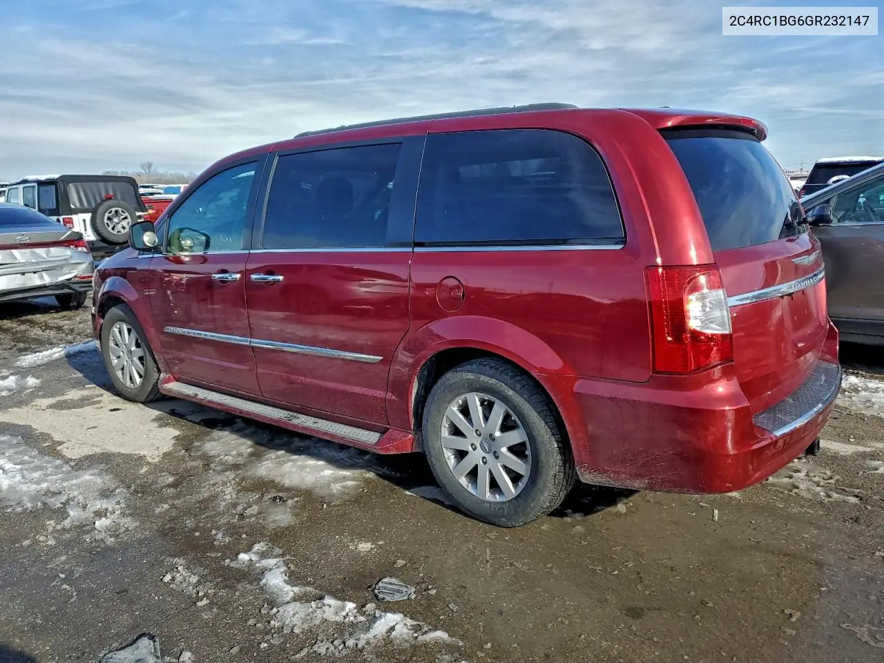 2C4RC1BG6GR232147 2016 Chrysler Town & Country Touring