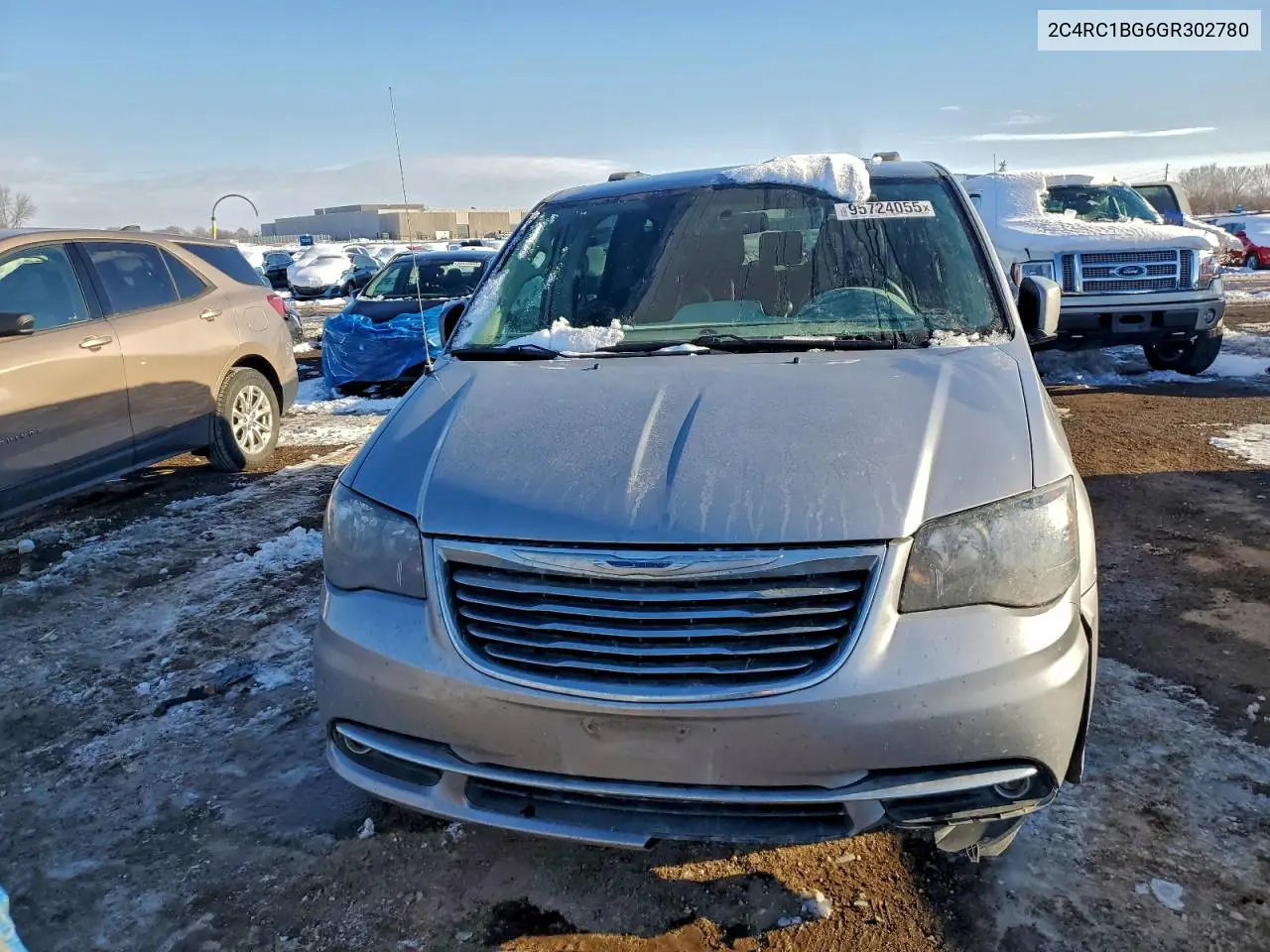 2C4RC1BG6GR302780 2016 Chrysler Town & Country Touring