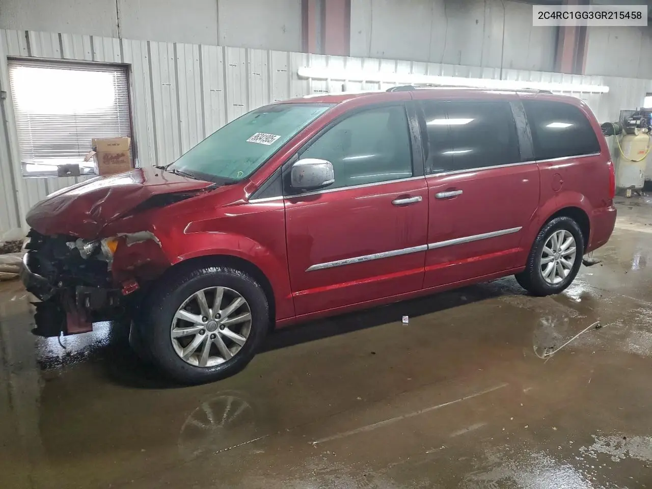 2C4RC1GG3GR215458 2016 Chrysler Town & Country Limited Platinum