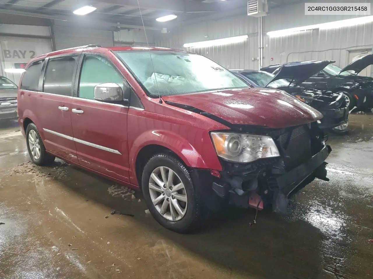 2C4RC1GG3GR215458 2016 Chrysler Town & Country Limited Platinum