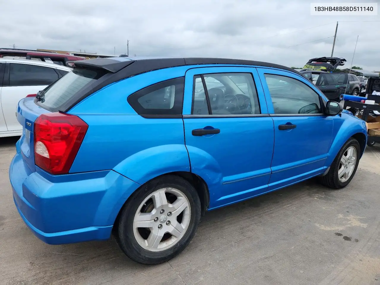 2008 Dodge Caliber Sxt VIN: 1B3HB48B58D511140 Lot: 53519306