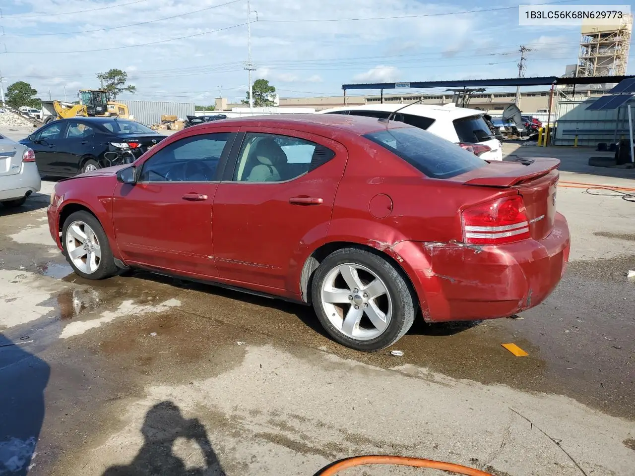 2008 Dodge Avenger Sxt VIN: 1B3LC56K68N629773 Lot: 56411035