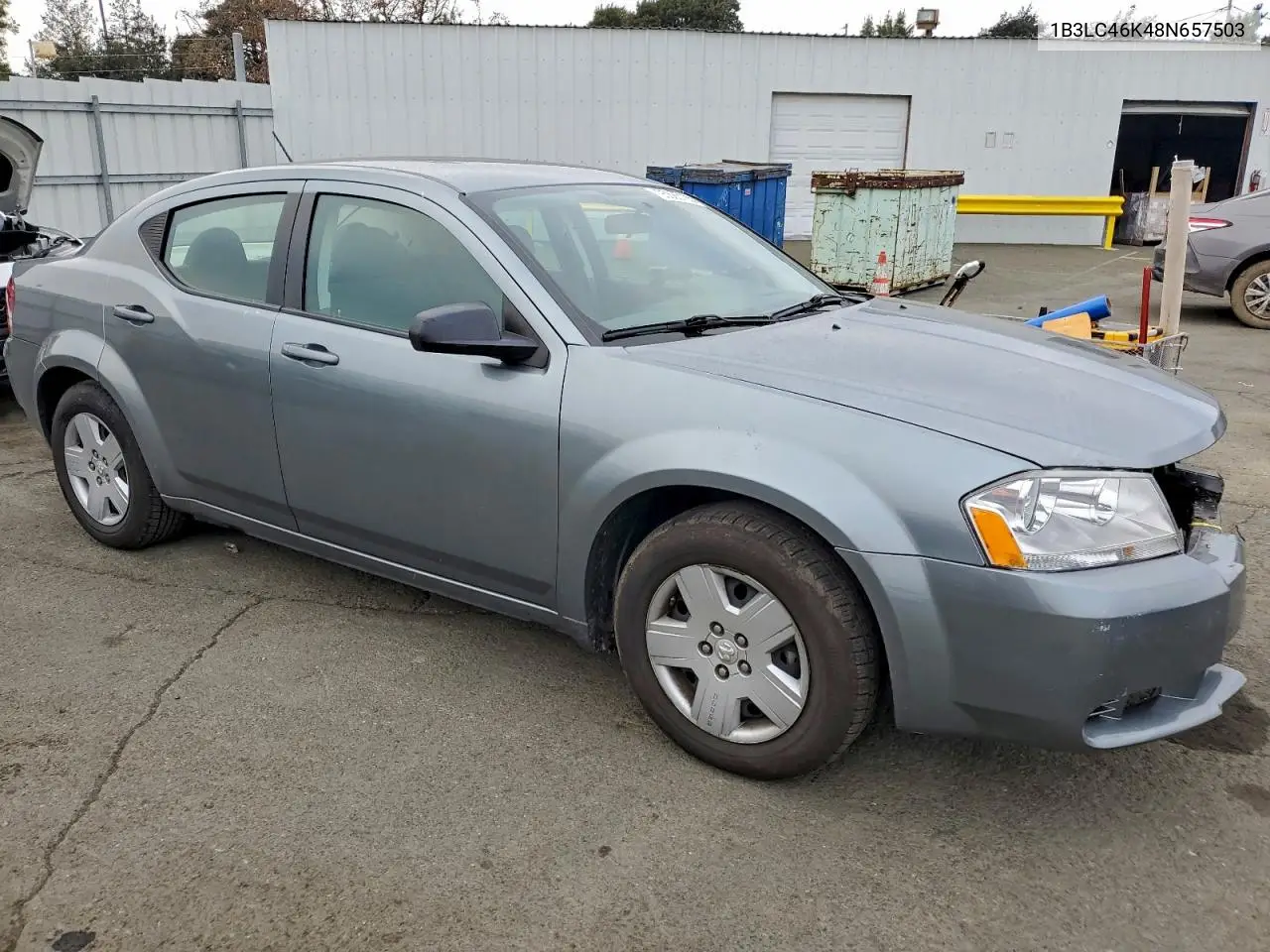 1B3LC46K48N657503 2008 Dodge Avenger Se