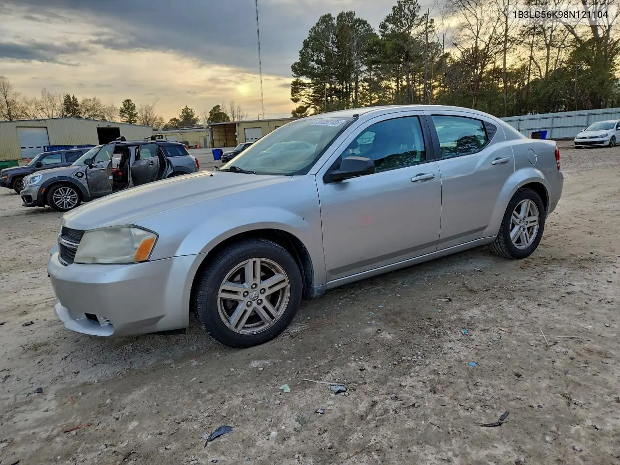 1B3LC56K98N121104 2008 Dodge Avenger Sxt