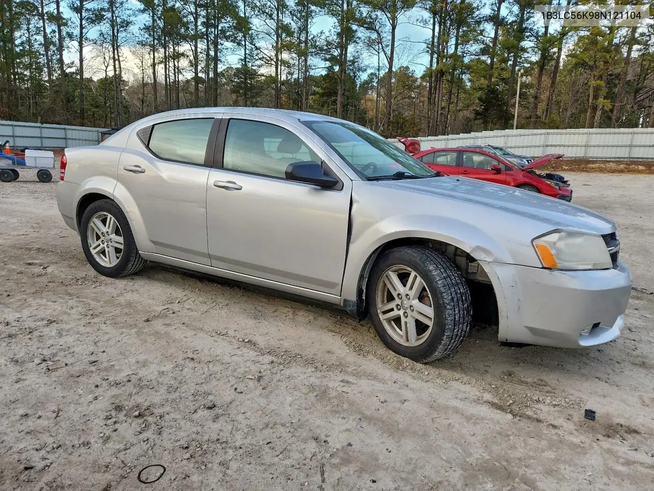 1B3LC56K98N121104 2008 Dodge Avenger Sxt