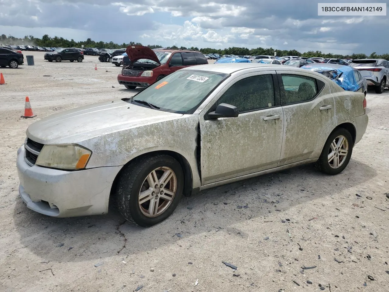 1B3CC4FB4AN142149 2010 Dodge Avenger Sxt